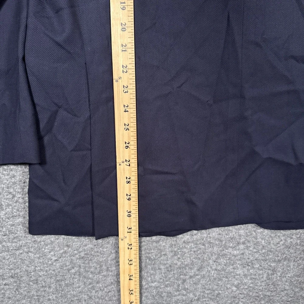 Ermenegildo Zegna High Performance Cool Effect Blazer Mens 42R Navy Hopsack Wool